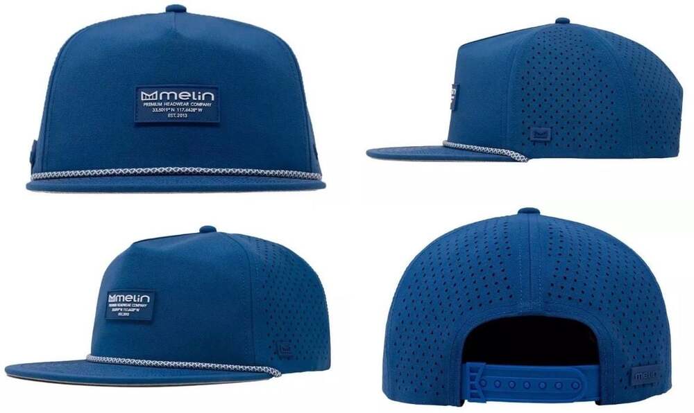 New Authentic Melin Coronado Hydro Snapback Hat Blue - Classic Fit